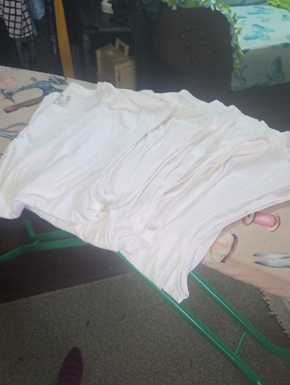 4 Pair Men's White Sleeveless Muscle Tee
